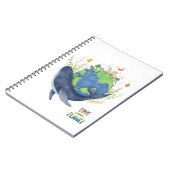 Liebe - Wal Notizblock (Linke Seite)