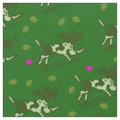 Liebe-Wald Stoff (Nahaufnahme)