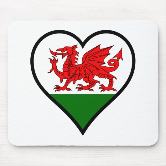 Liebe Wales Mousepad (Vorne)