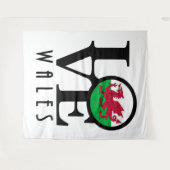 LIEBE Wales Wandteppich (Vorderseite (Horizontal))
