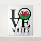 LIEBE Wales Wandteppich (Vorderseite)