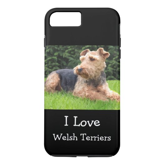 Liebe-Waliser-Terrier-Hunde Case-Mate iPhone Hülle (Rückseite)