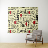 Liebe Wandteppich (Beispiel (Horizontal))