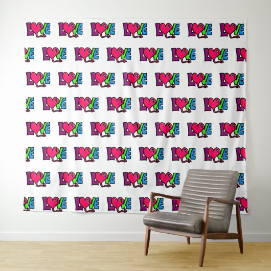 Liebe Wandteppich (Beispiel (Horizontal))