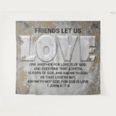 Liebe Wandteppich (Vorderseite (Horizontal))