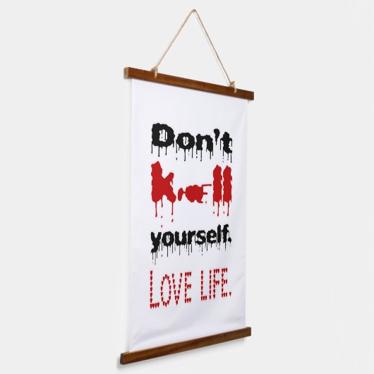 Liebe Wandteppich Mit Holzrahmen (Gewinkelt)