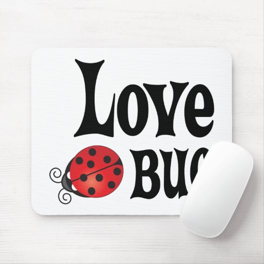 Liebe-Wanze - Marienkäfer Mousepad (Mit Mouse)