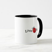 Liebe-Wanze - Marienkäfer Tasse (VorderseiteRechts)