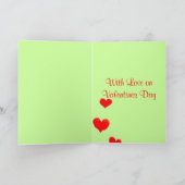 Liebe-Wanzevalentine-Karte Feiertagskarte (Innenseite)