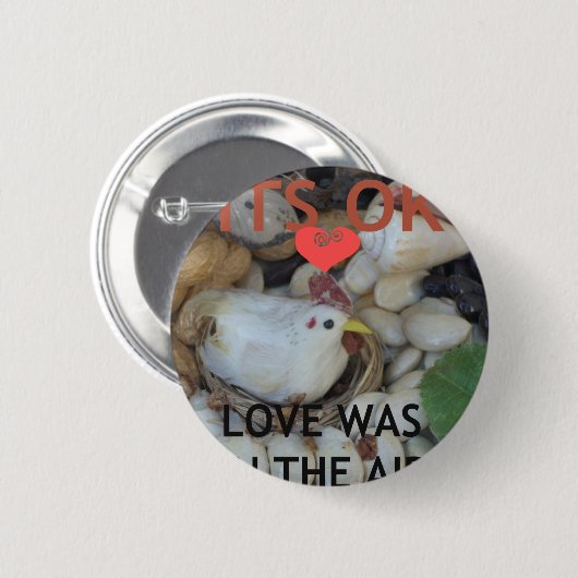 Liebe war in der Luft Button (Vorne & Hinten)