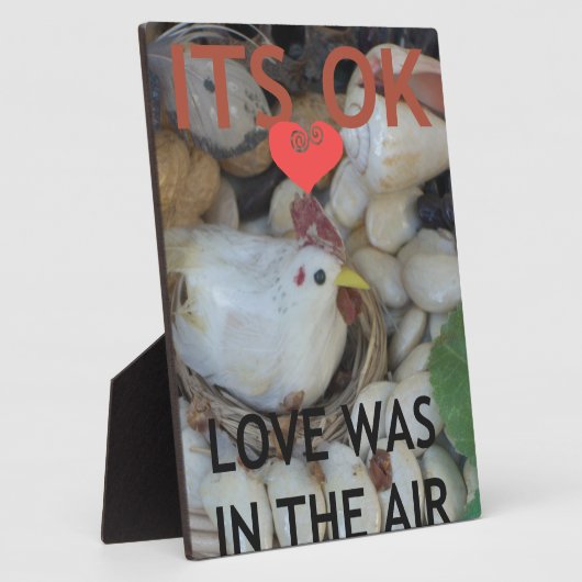 Liebe war in der Luft Fotoplatte (Seite)