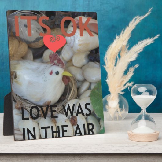 Liebe war in der Luft Fotoplatte (Seite)