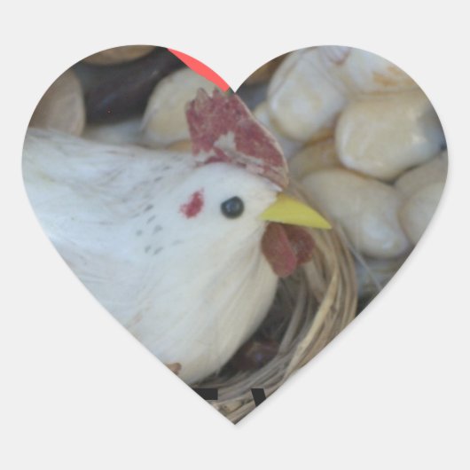 Liebe war in der Luft Herz-Aufkleber (Vorderseite)