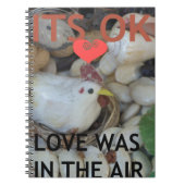 Liebe war in der Luft Notizblock (Vorderseite)