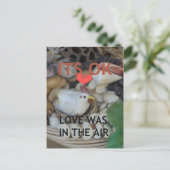 Liebe war in der Luft Postkarte (Stehend Vorderseite)