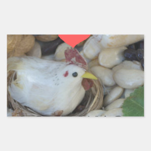 Liebe war in der Luft Rechteckiger Aufkleber