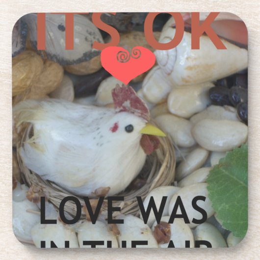 Liebe war in der Luft Untersetzer (Vorderseite)