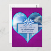 Liebe war nur ein Wort Postkarte (Vorne/Hinten)