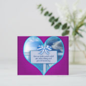 Liebe war nur ein Wort Postkarte (Stehend Vorderseite)