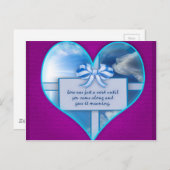 Liebe war nur ein Wort Postkarte (Vorne/Hinten)