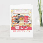 Liebe Warmweihnachtskarte Feiertagskarte (Vorderseite)