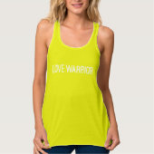 Liebe Warrior Basistank Tank Top (Vorderseite)