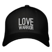 Liebe Warrior bestickte Cap Baseballkappe (Vorderseite)
