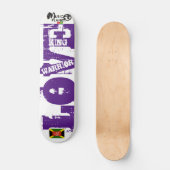 LIEBE WARRIOR Skateboard (Vorderseite)