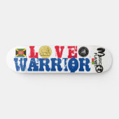 LIEBE WARRIOR Skateboard (Horizontal)