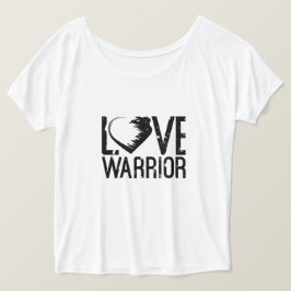 Liebe Warrior Slouchy Boyfriend T - Shirt