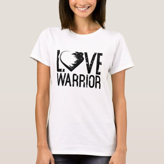 Liebe Warrior Slouchy Boyfriend T - Shirt (Vorderseite)