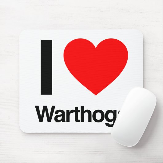 Liebe Warthogs Mousepad (Mit Mouse)