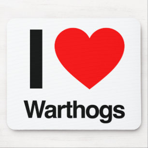 Liebe Warthogs Mousepad