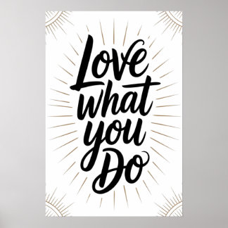 Liebe was du tust poster