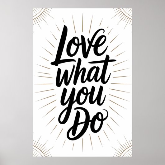 Liebe was du tust poster (Vorne)
