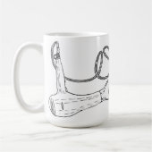 Liebe, was ich tue kaffeetasse (Links)