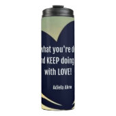 LIEBE Was Sie tun - Adiela Akoo - Thermosbecher (Vorderseite)