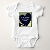 LIEBE Was Sie tun Bodysuit von Adiela Akoo Baby Strampler (Vorderseite)