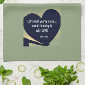 LIEBE Was Sie tun Küchentücher - Adiela Akoo (Gefaltet)