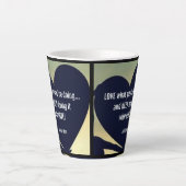 LIEBE Was Sie tun Latte Tasse - Adiela Akoo (Vorderseite)