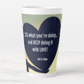 LIEBE Was Sie tun Olivenöl Tasse - Adiela Akoo (Vorderseite)