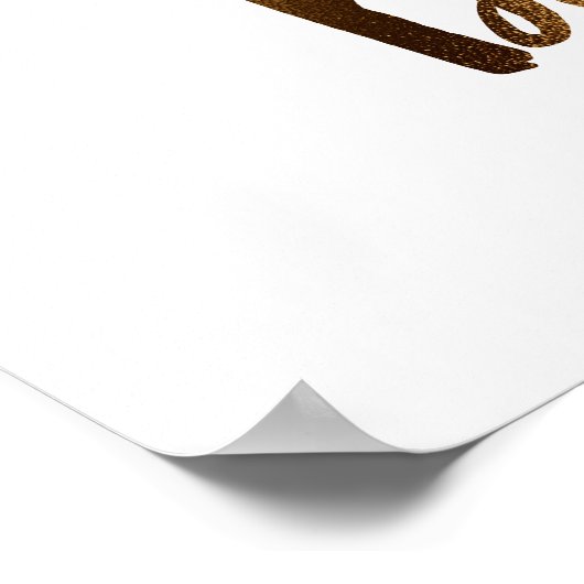 Liebe, was Sie tun Poster (Ecke)