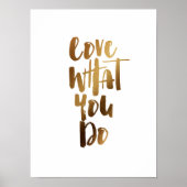 Liebe, was Sie tun Poster (Vorne)