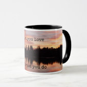 LIEBE, was Sie TUN, was Sie Liebe-Tasse Tasse (VorderseiteRechts)