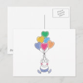Liebe Wasserfarbe Niedlich Postkarte (Vorne/Hinten)