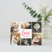 Liebe Wasserfarbe Valentinstag Postkarte (Stehend Vorderseite)