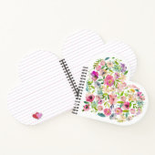 Liebe Wasserfarben Blumenkohl Rosa Sondergenuss Notizblock (Innenseite)