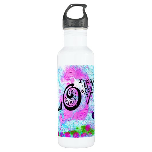 Liebe Wasserflasche Edelstahlflasche (Vorderseite)