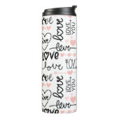 Liebe Wasserflasche Thermosbecher (Nach links gedreht)