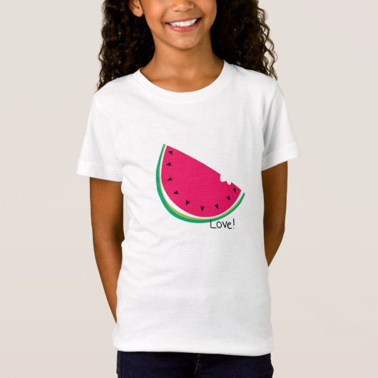 Liebe-Wassermelone T-Shirt (Vorderseite)